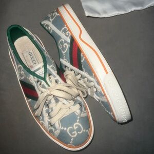 Blue GG Supreme “Gucci Tennis 1997” Sneakers